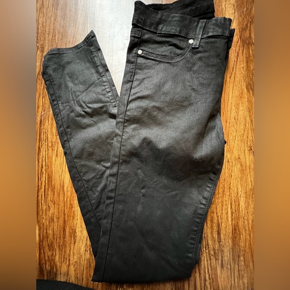 Paige Peg Skinny Coated Black - Picture 2 of 4